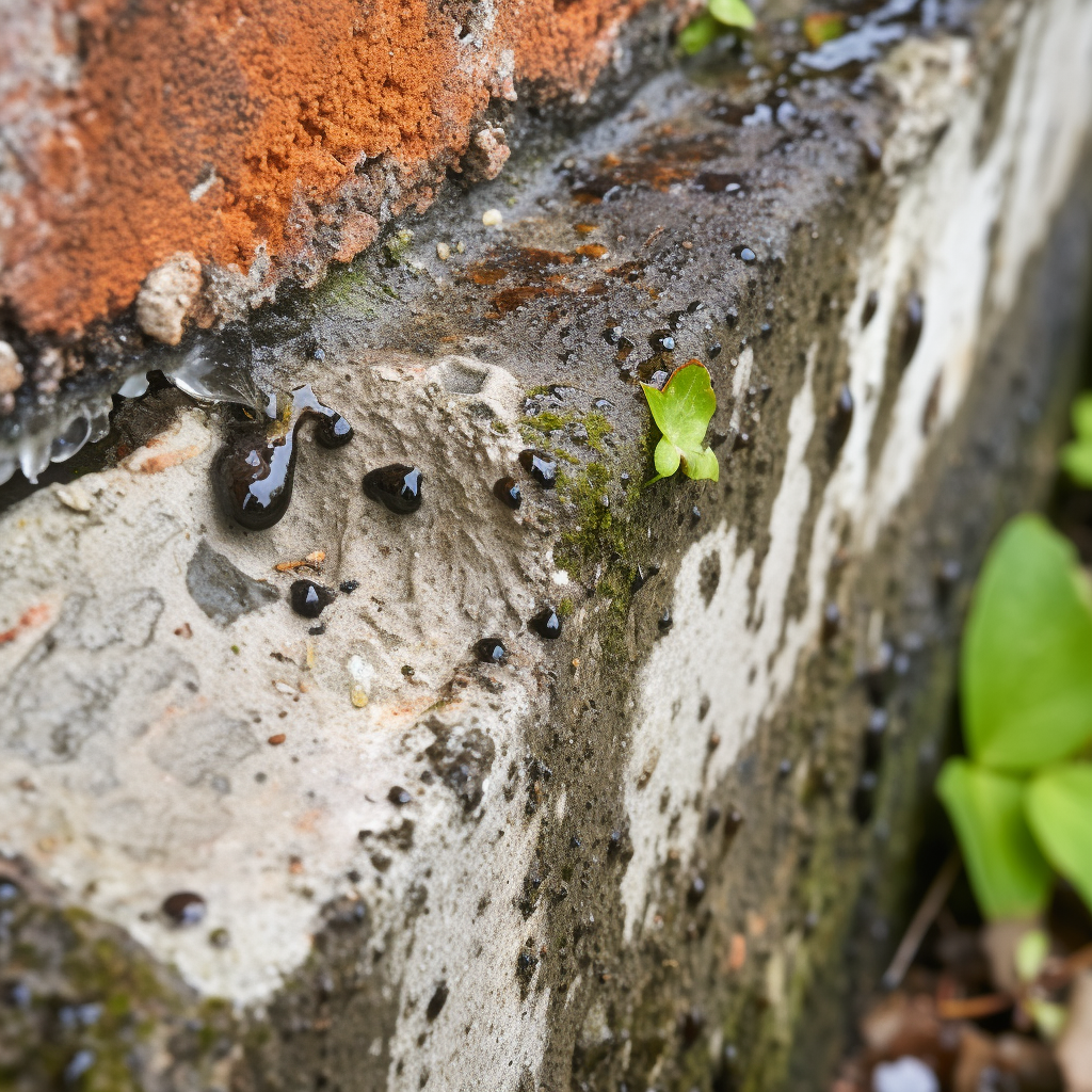 Quelles sont les causes des dommages aux solins sur les murs de brique?