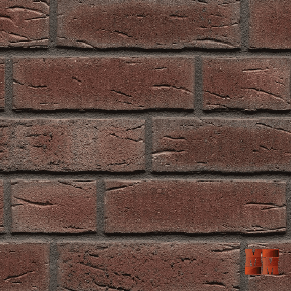 664 Deep Wine Handform Thin Brick: Brick Installation in Montreal, Laval, Longueuil, South Shore and North Shore