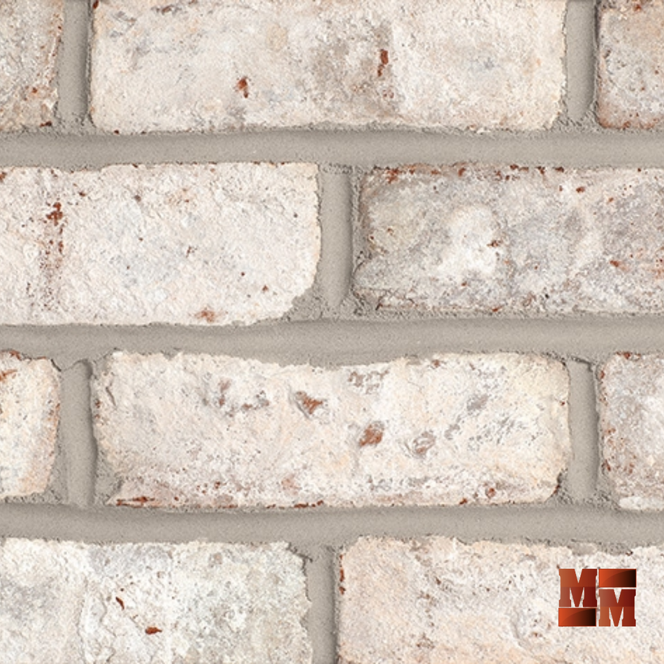 Lorraine White Handmade Thin Brick: Brick Installation in Montreal, Laval, Longueuil, South Shore and North Shore