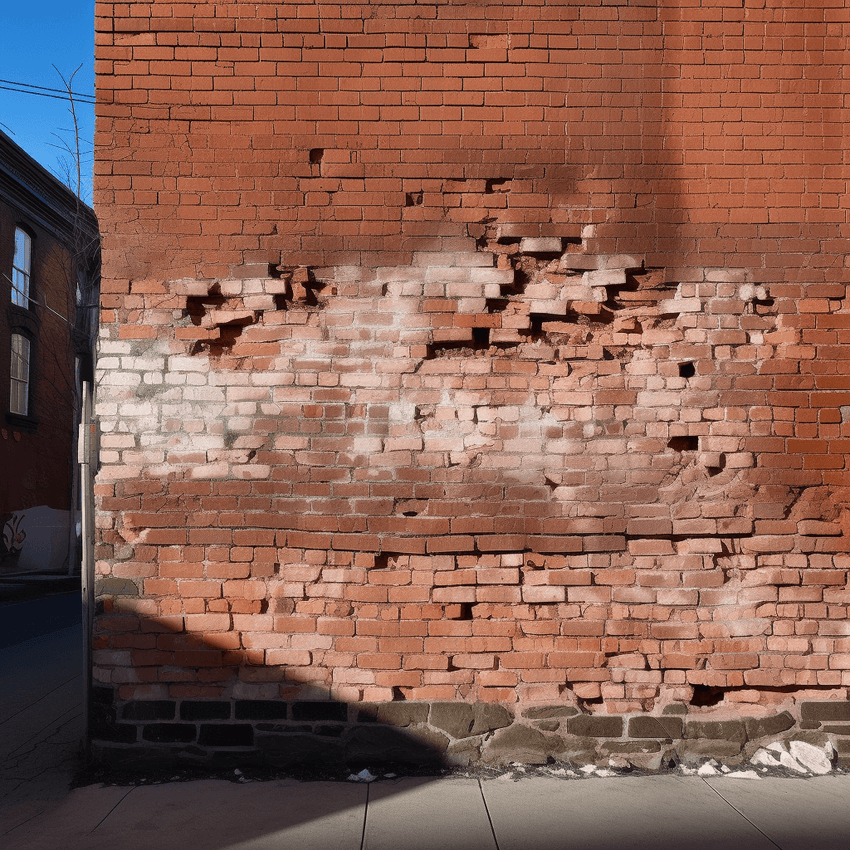 Causes des ventres-de-bœuf dans les murs en brique et en pierre