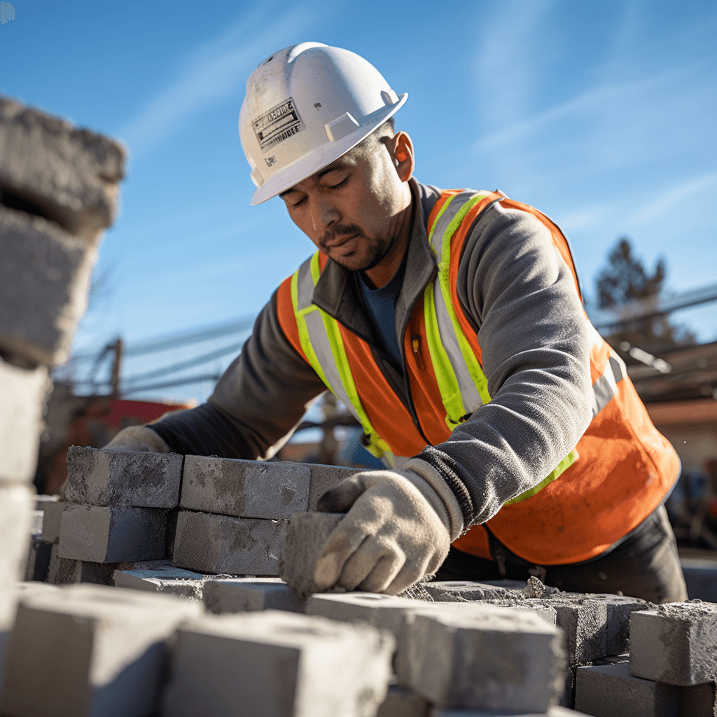 Quelles précautions sont prises pour garantir la réussite de l'installation des blocs de béton?