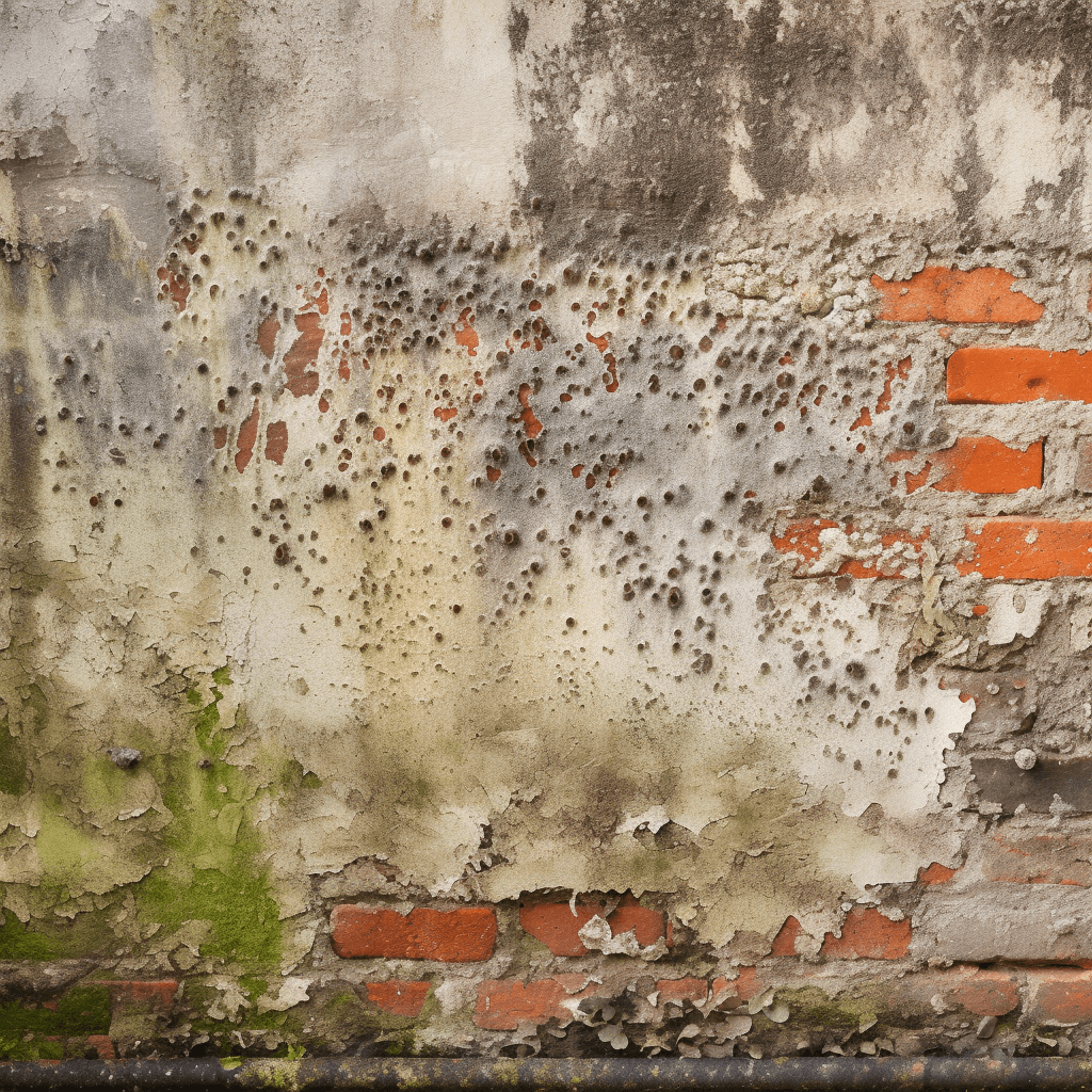 Comment dois-je traiter l'humidité et la moisissure existantes sur mes murs de brique?