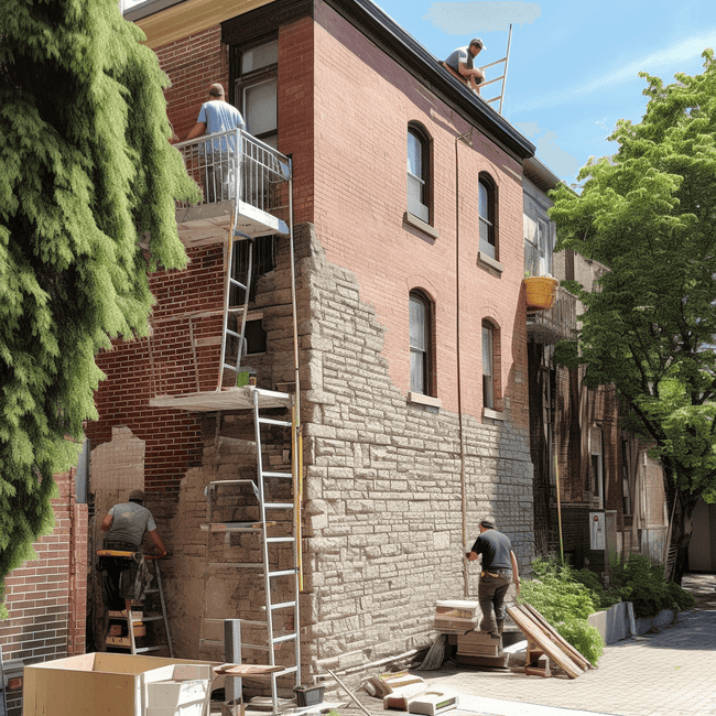 What are the differences between brick veneer and solid brick walls?