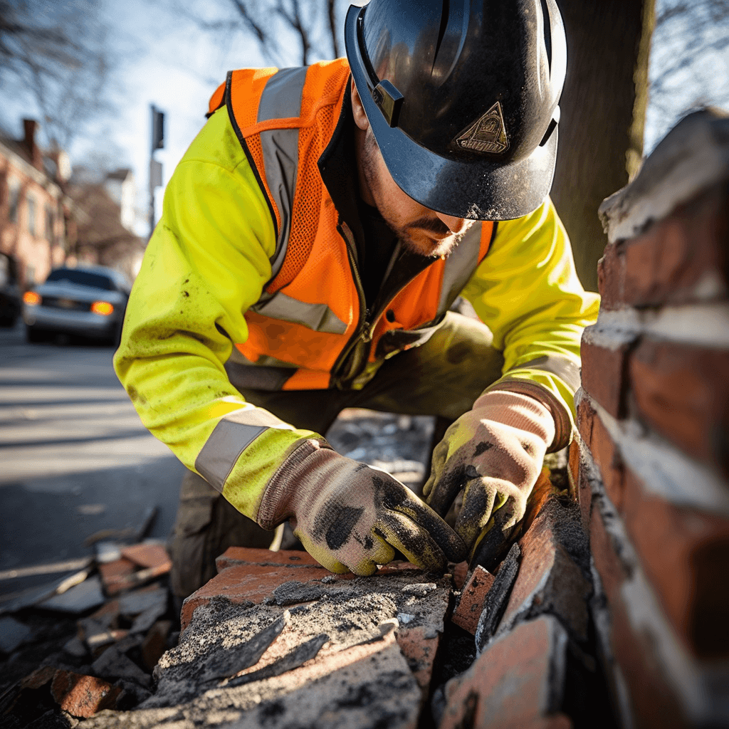 Existe-t-il des réglementations ou des permis locaux requis pour réparer des briques fissurées ou éclatées à Montréal?