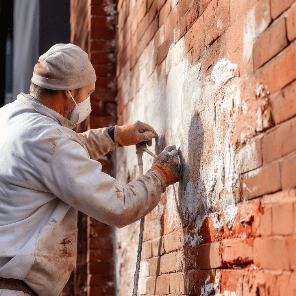 Comment puis-je identifier l'efflorescence sur mes murs de brique?