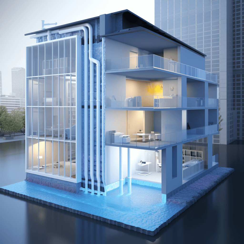 Comment l'infiltration d'eau peut-elle réduire l'efficacité énergétique de mon bâtiment?