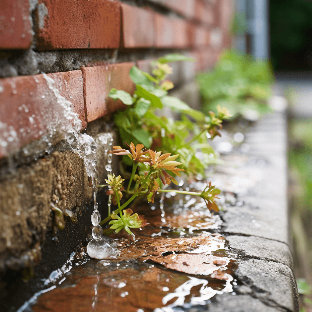 Une bonne évacuation de l'eau aide-t-elle à prévenir l'humidité et la moisissure sur la maçonnerie?