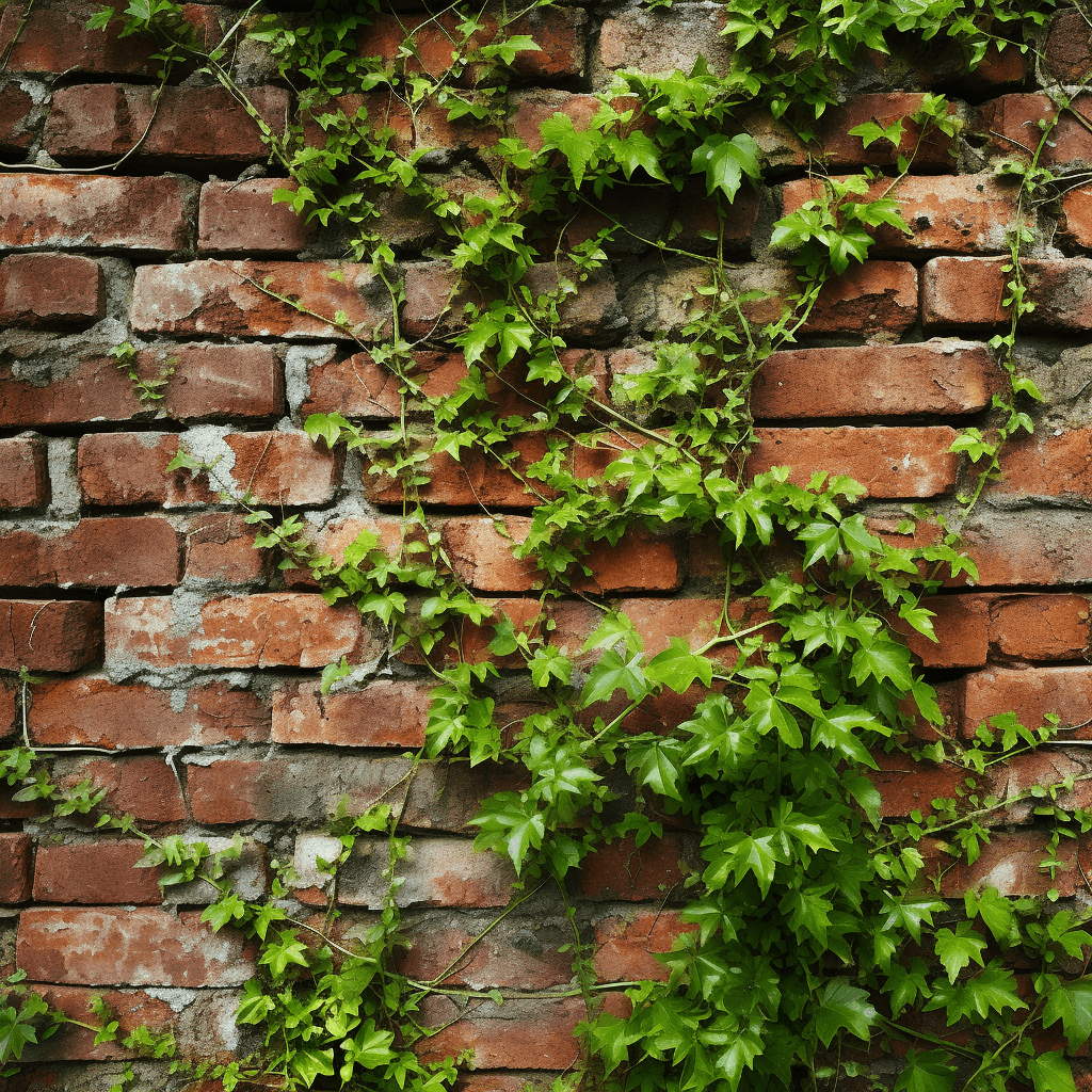 La présence de végétation peut-elle causer des fissures ou des éclats dans les briques?