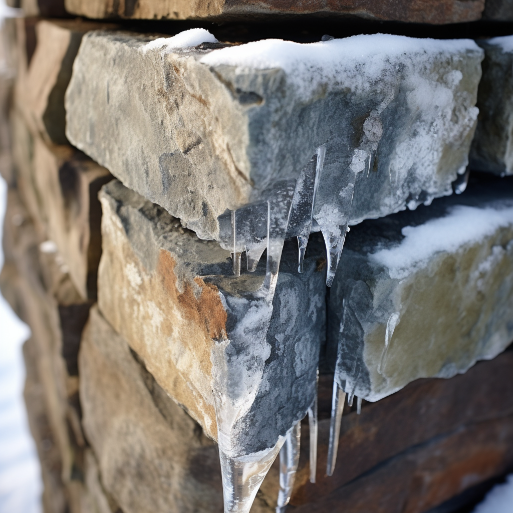 Comment les cycles de gel-dégel affectent-ils les joints de pierre?