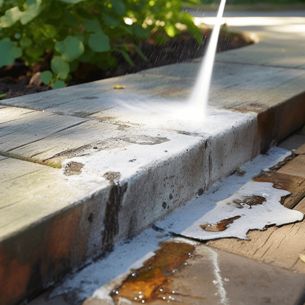 À quelle fréquence une surface en blocs de béton doit-elle être nettoyée?