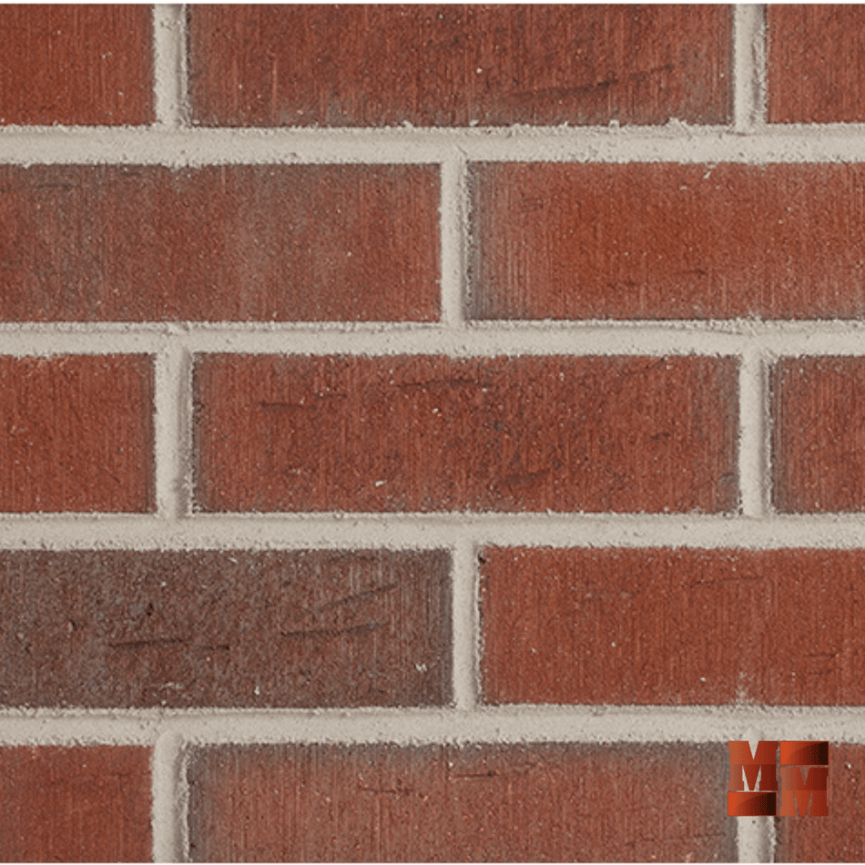 387 Thin Brick Flashed Rustic Red: Brick Installation in Montreal, Laval, Longueuil, South Shore and North Shore